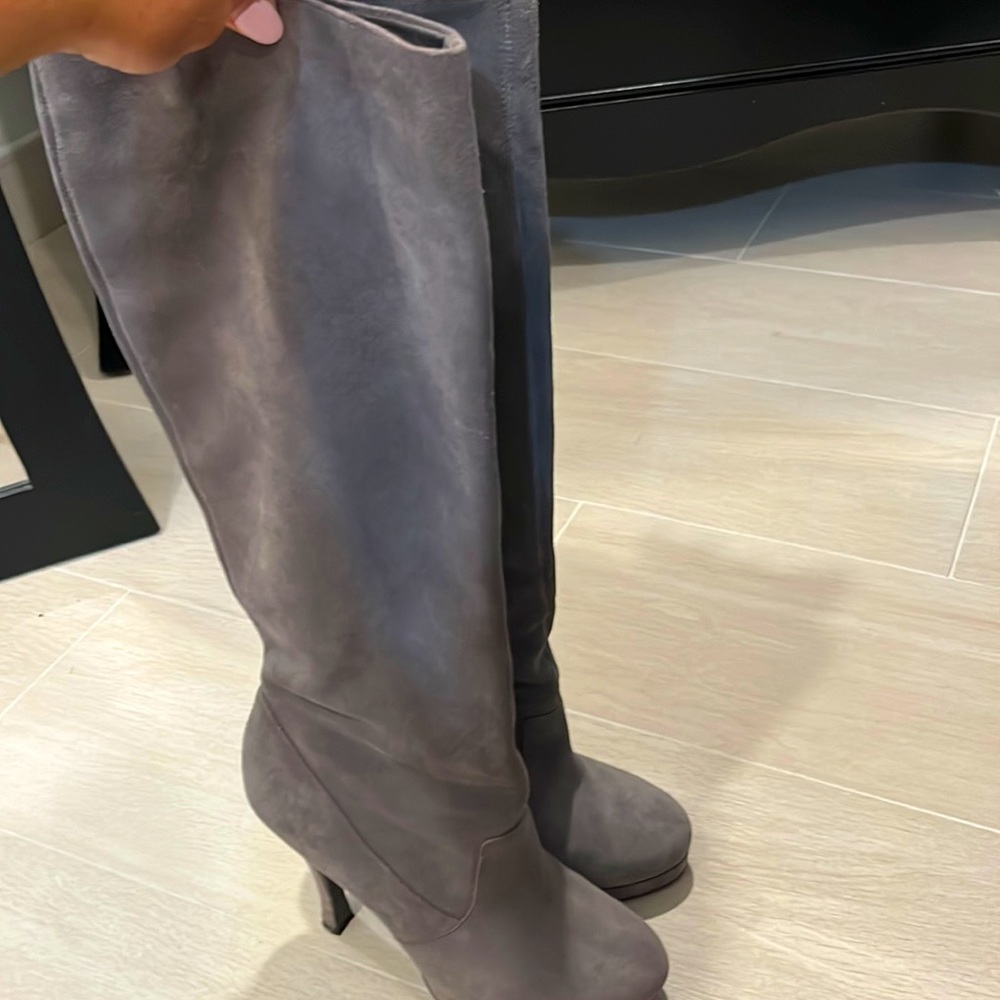 Bcbg suede knee boots